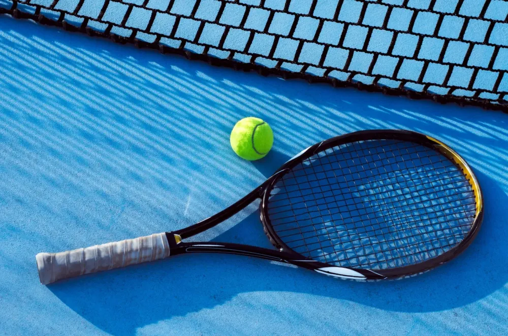 Béton poreux pour terrain de tennis près de Nantes